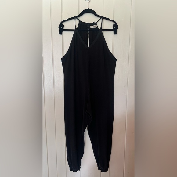 Johnny Was Calme Cotton Jumpsuit, V-Neck, Black, Size XS - Picture 4 of 8